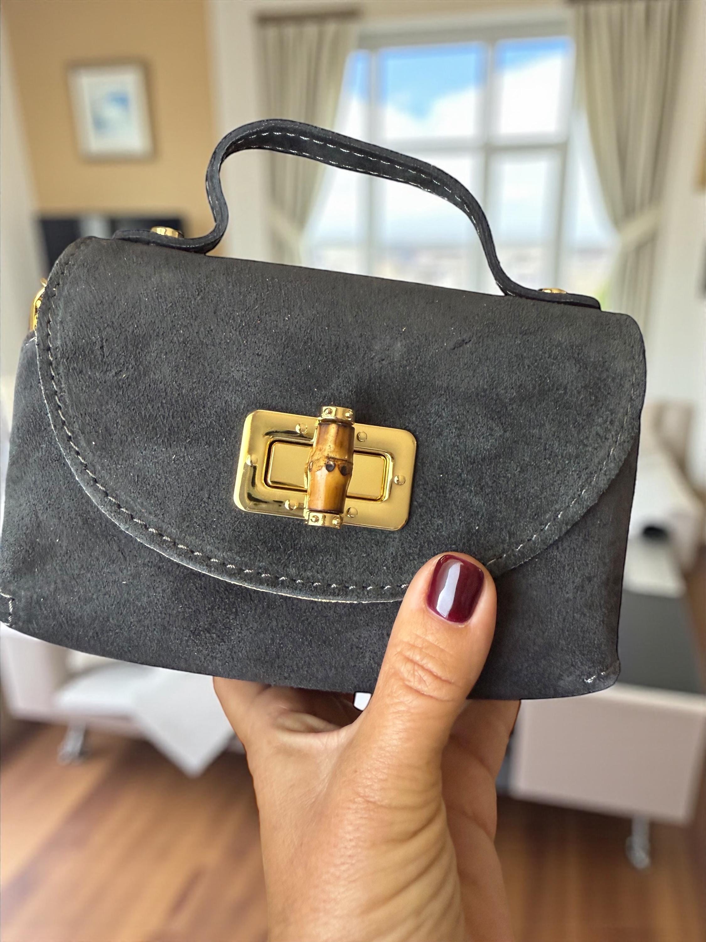 Earth tones Suede or Leather Mini Bag