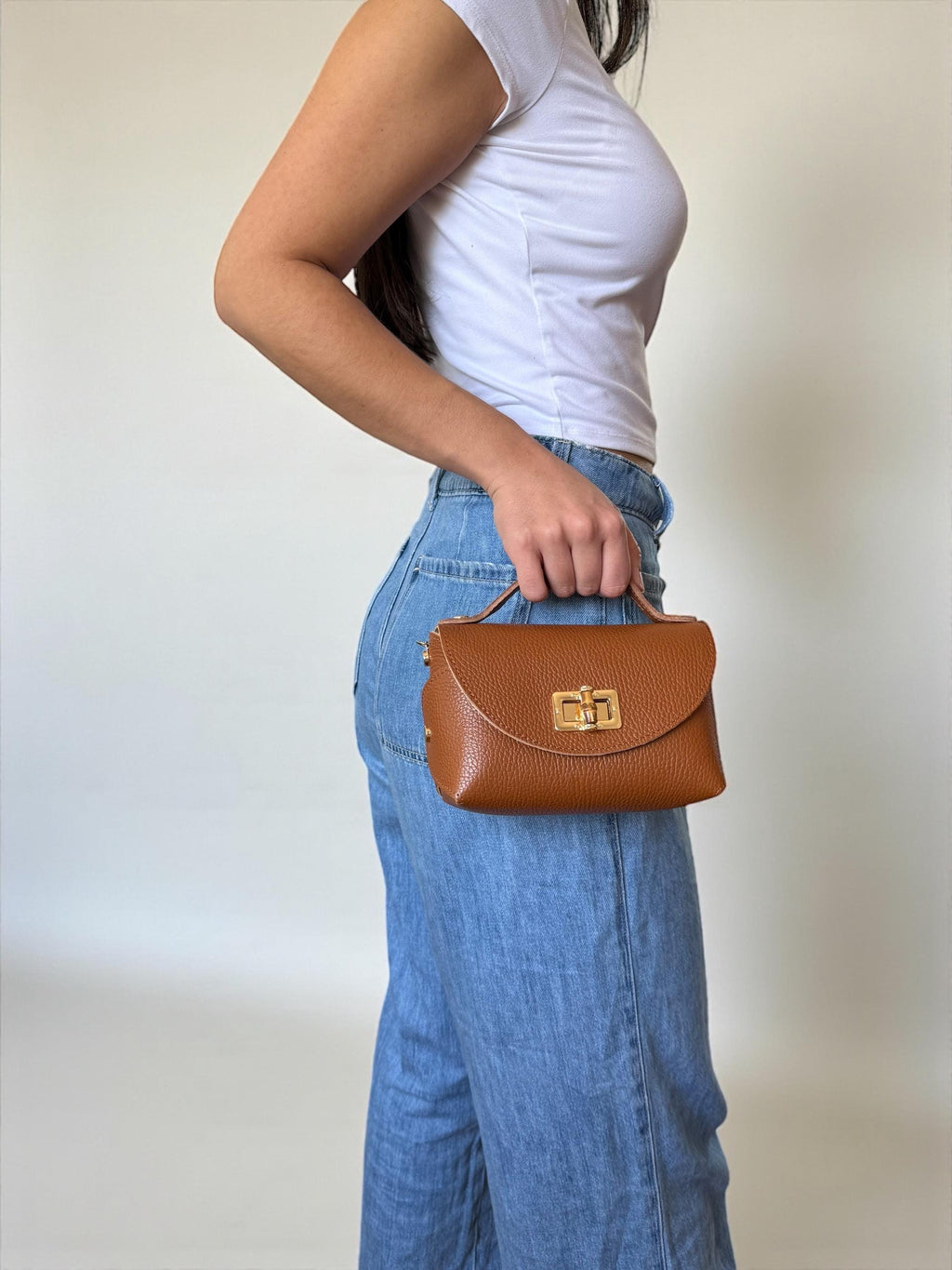 Earth tones Suede or Leather Mini Bag