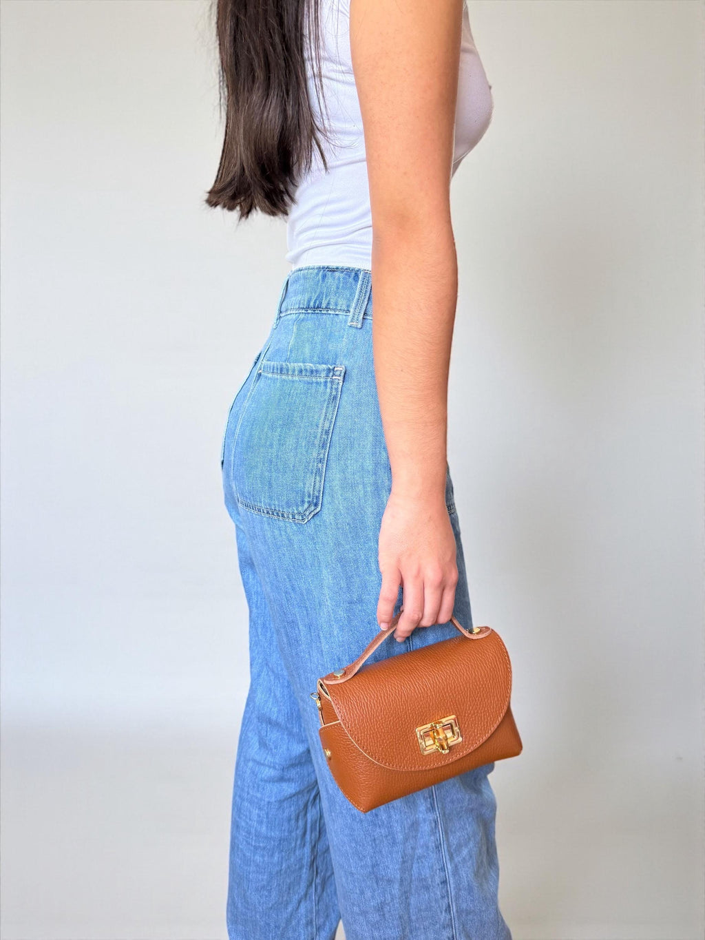 Earth tones Suede or Leather Mini Bag