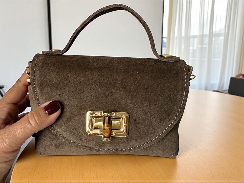 Earth tones Suede or Leather Mini Bag