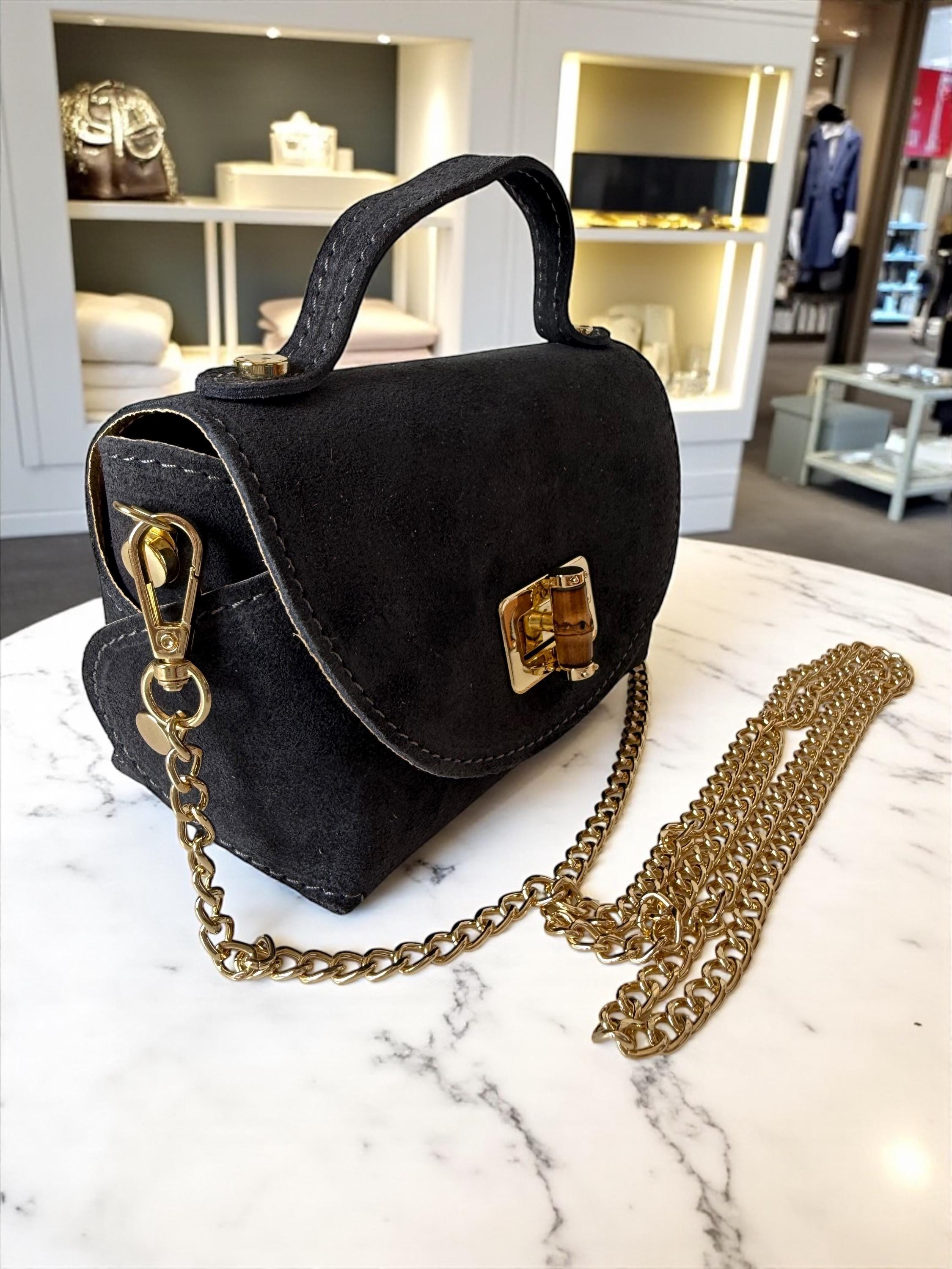 Earth tones Suede or Leather Mini Bag