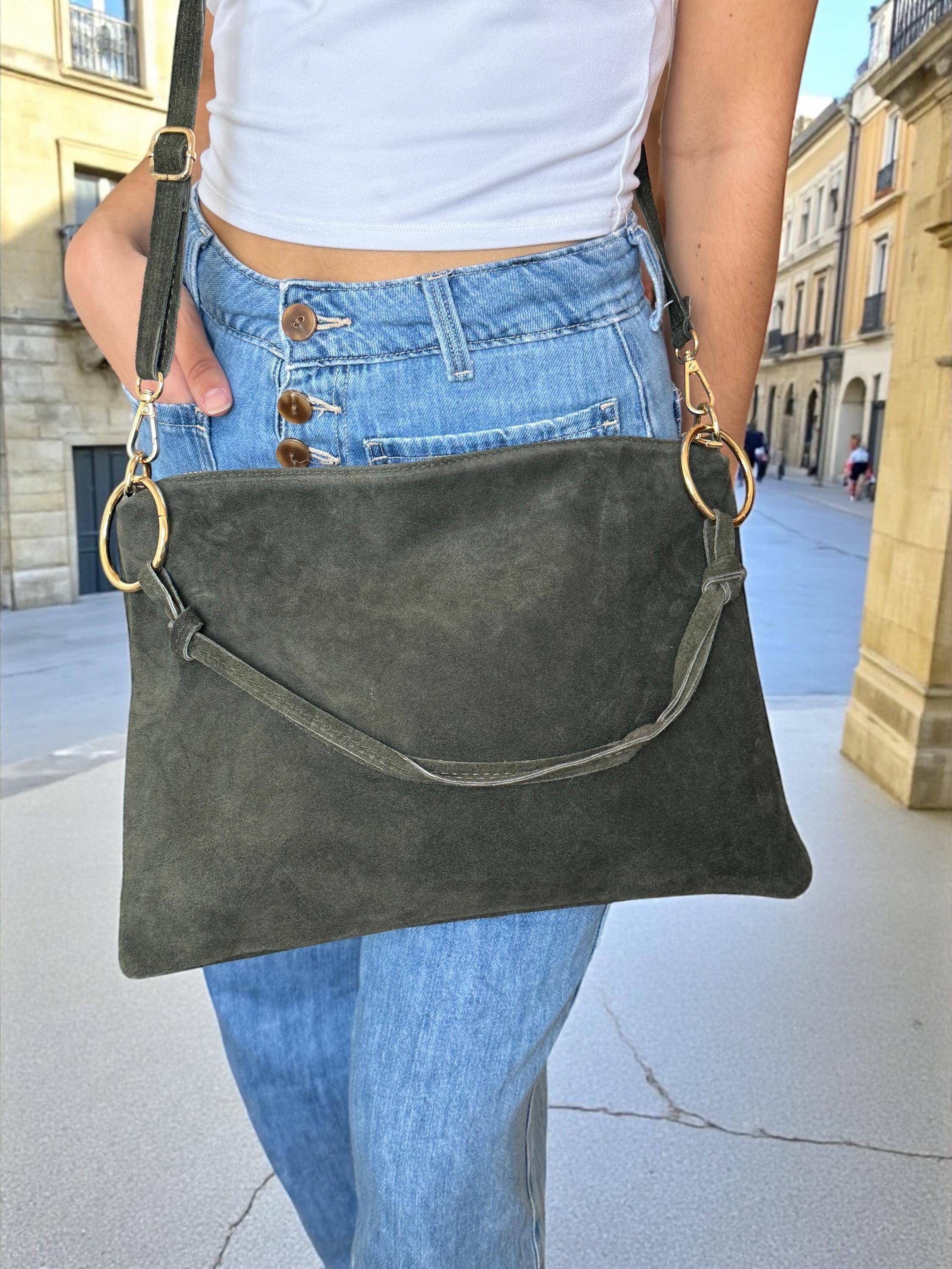 Boho Soft Suede Shoulder hobo Bag