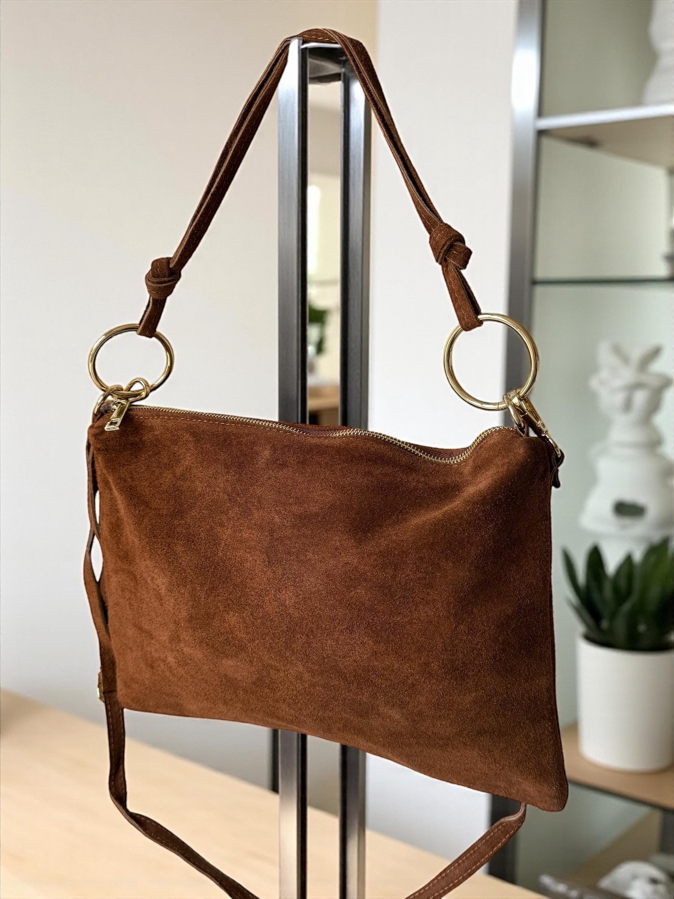Boho Soft Suede Shoulder hobo Bag