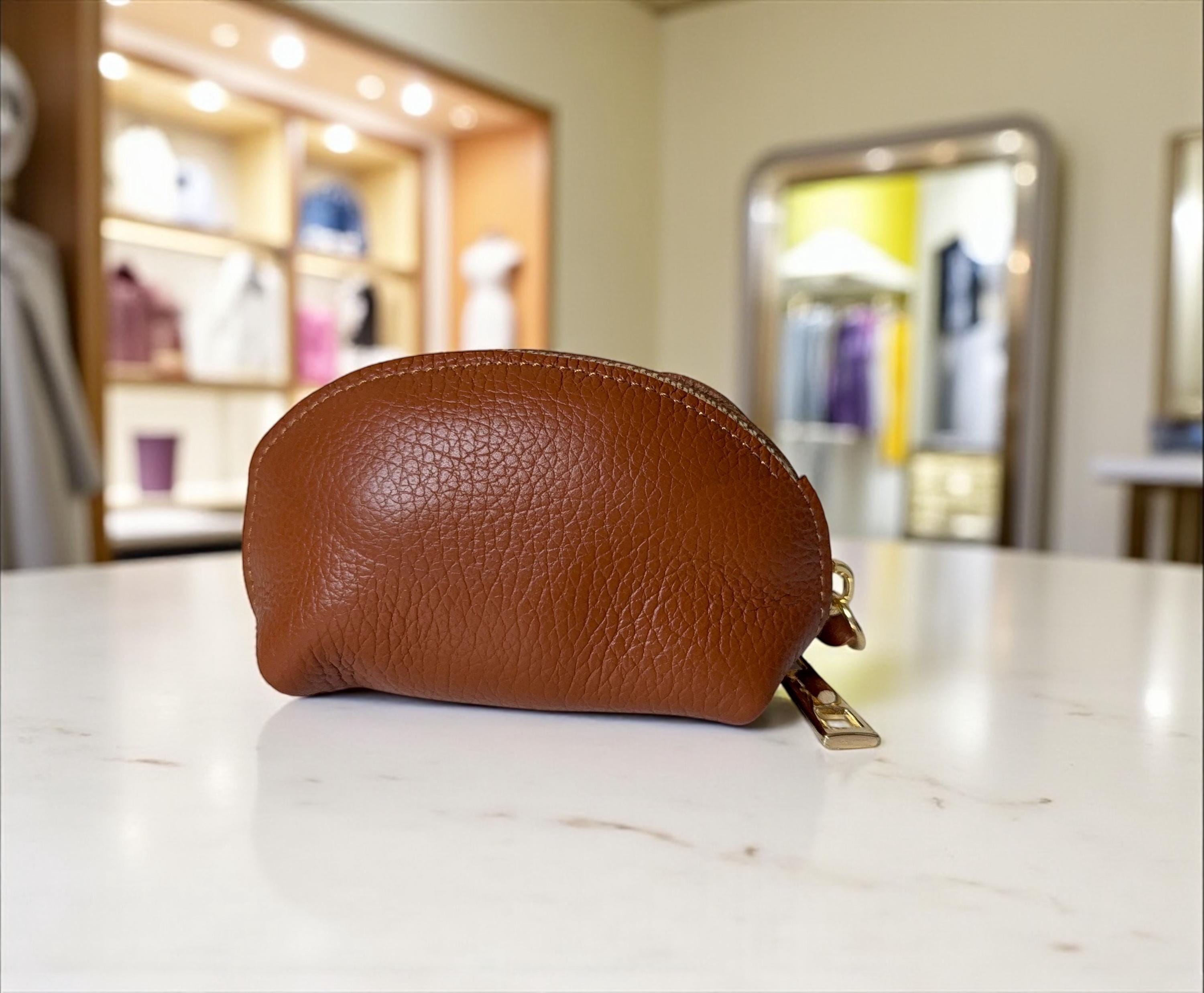 Elephant-Shaped Leather Coin Purse