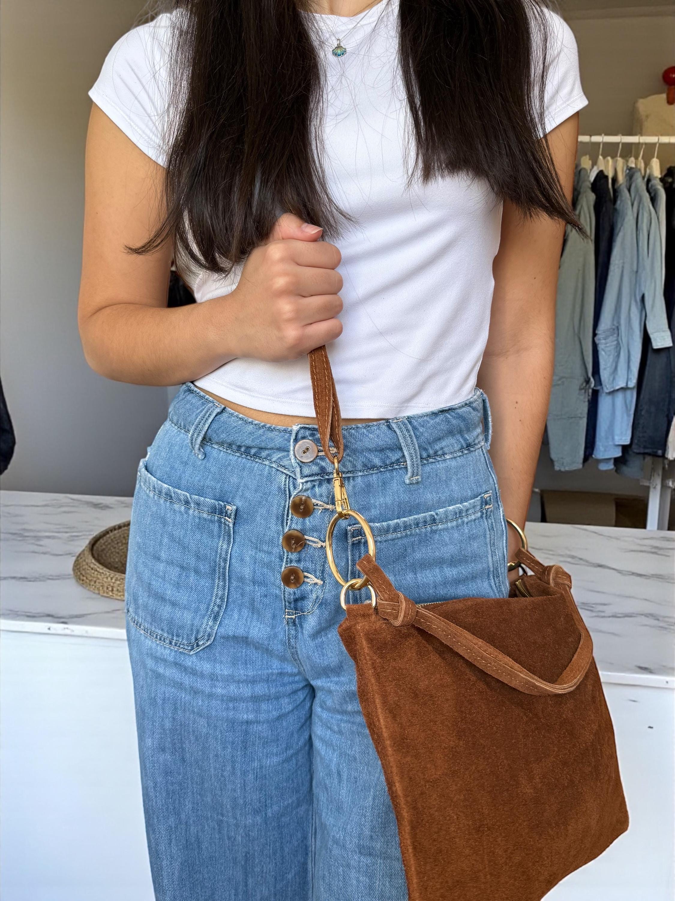 Boho Soft Suede Shoulder hobo Bag