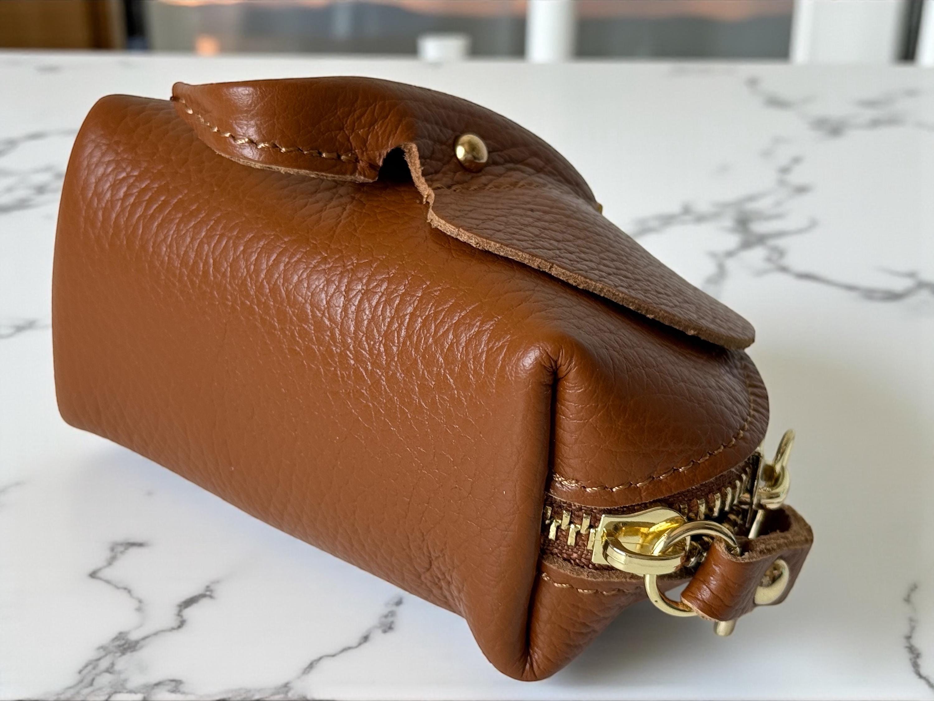 Elephant-Shaped Leather Coin Purse