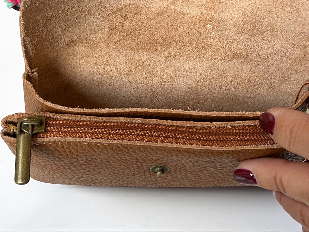 Leather earth warm tones Wallet