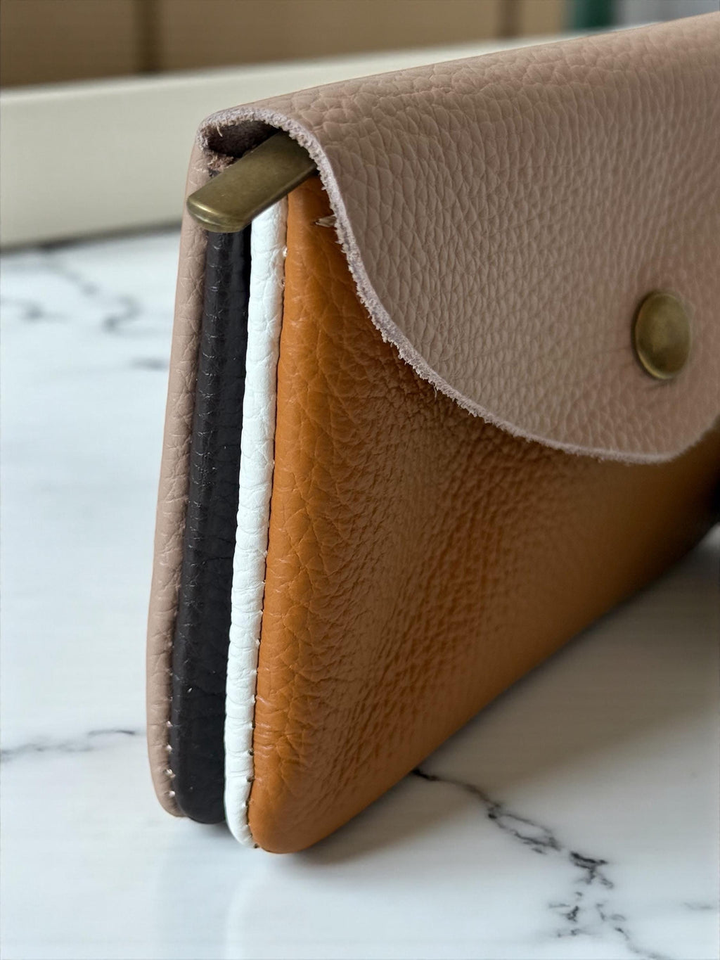 Leather earth warm tones Wallet