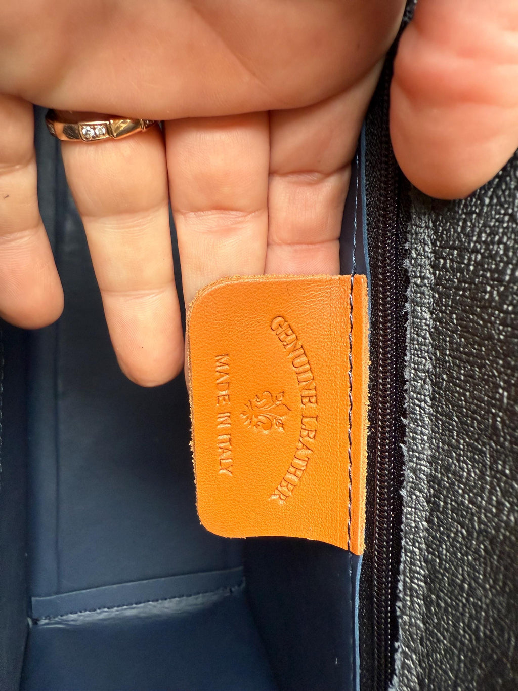 Satchel in Leopard Pony Hair & Genuine Pebbled Leather