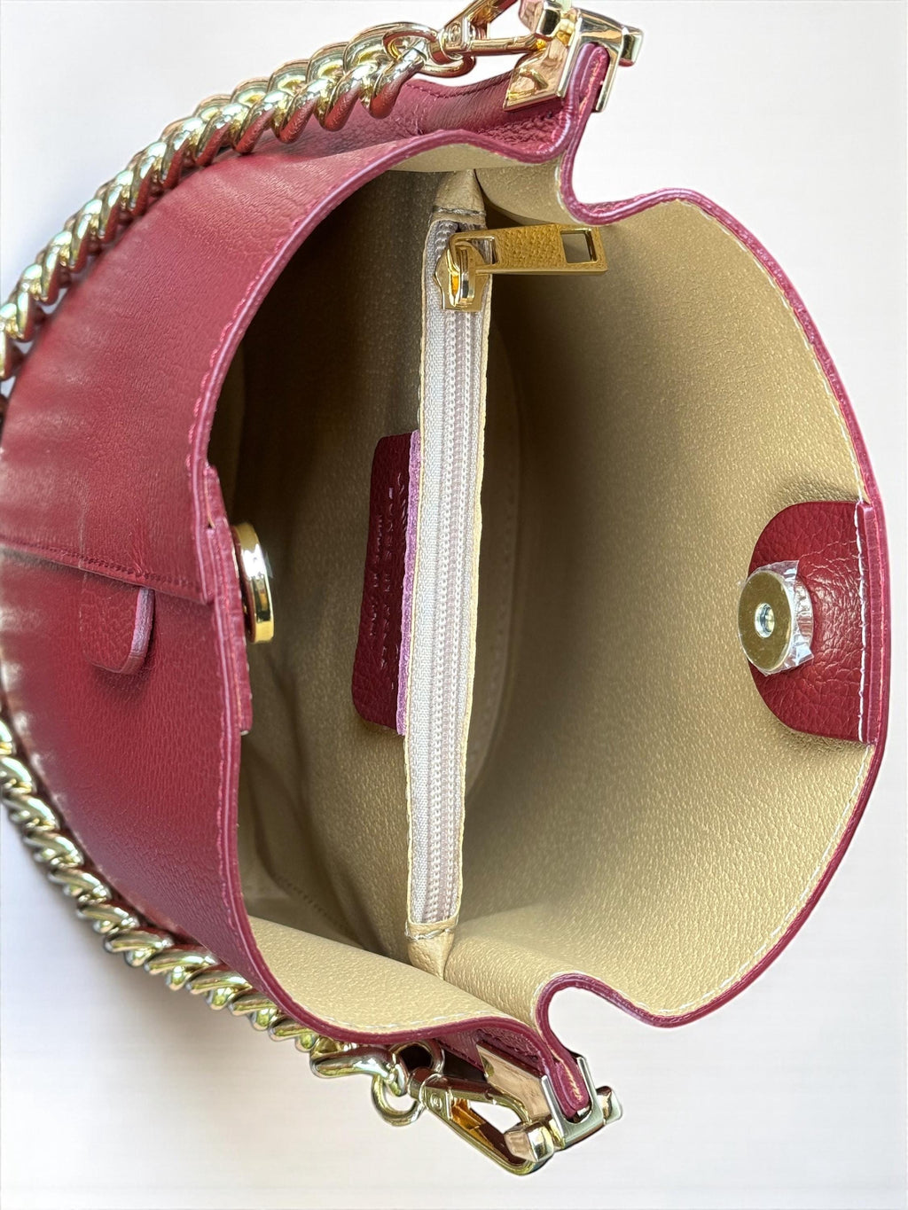 Italian Leather Bucket Bag