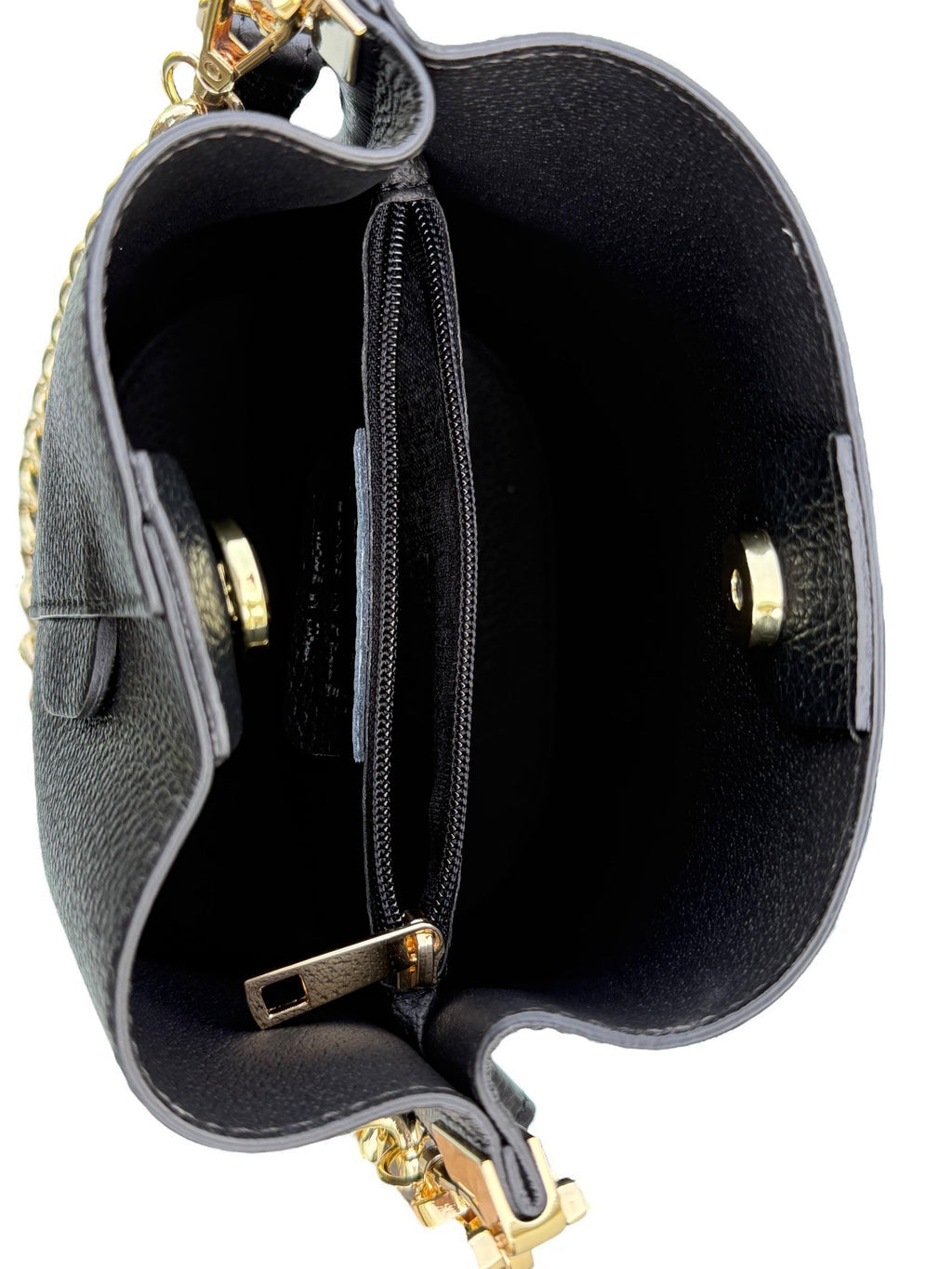 Italian Leather Bucket Bag