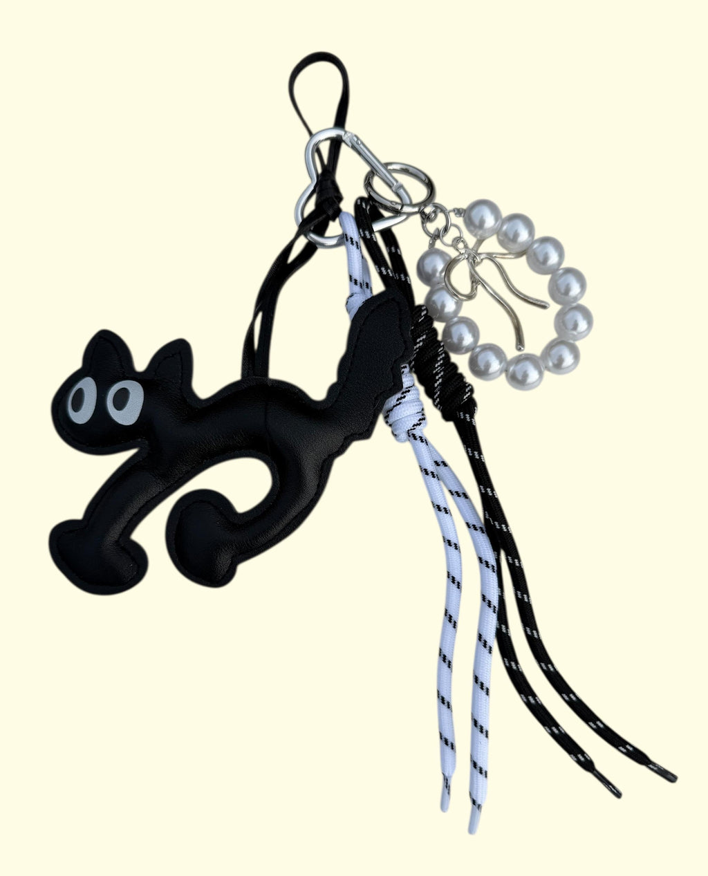 Leather Cat Charm for Bags –