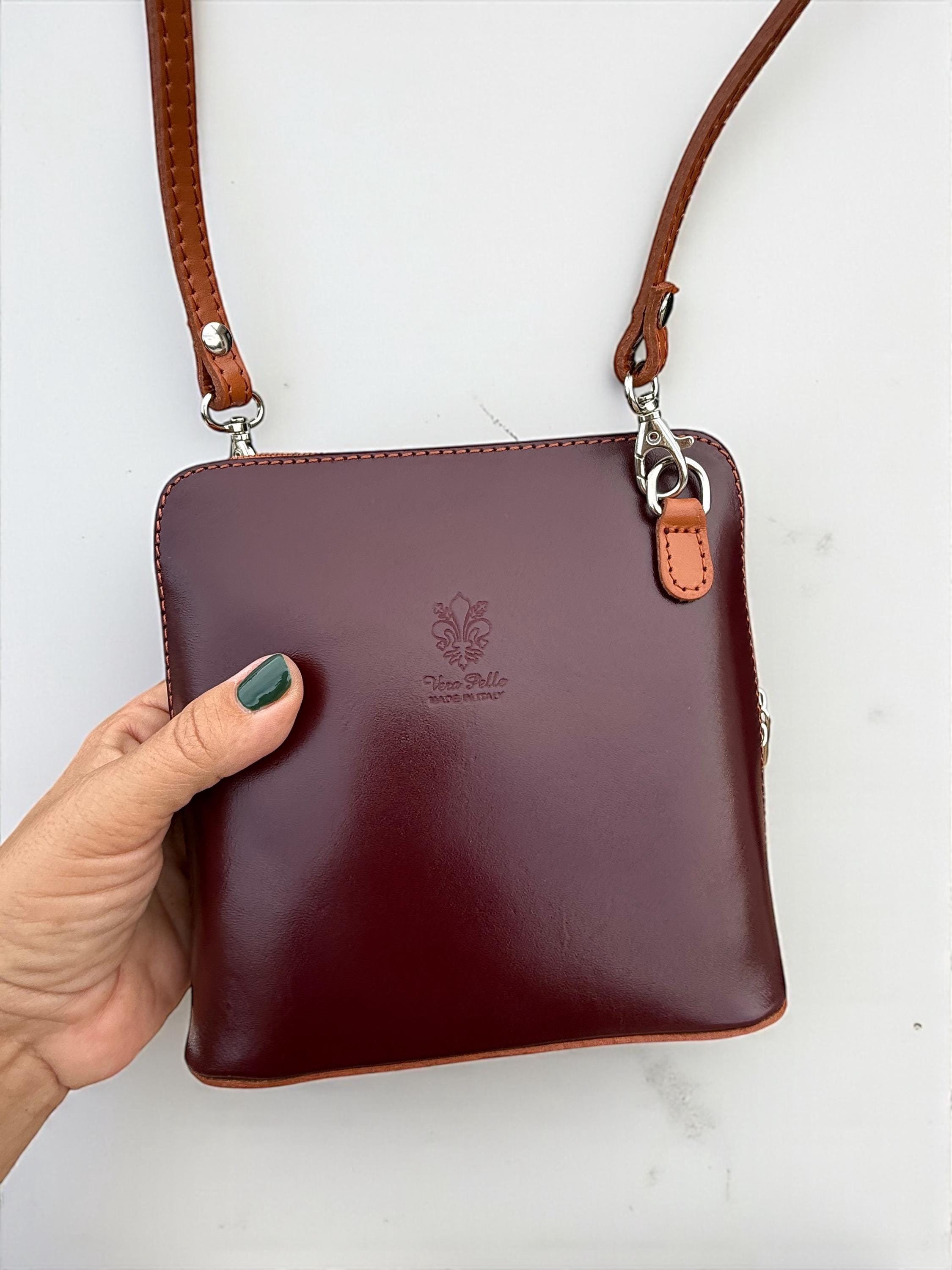 Structured Leather Earth tones Mini Bag