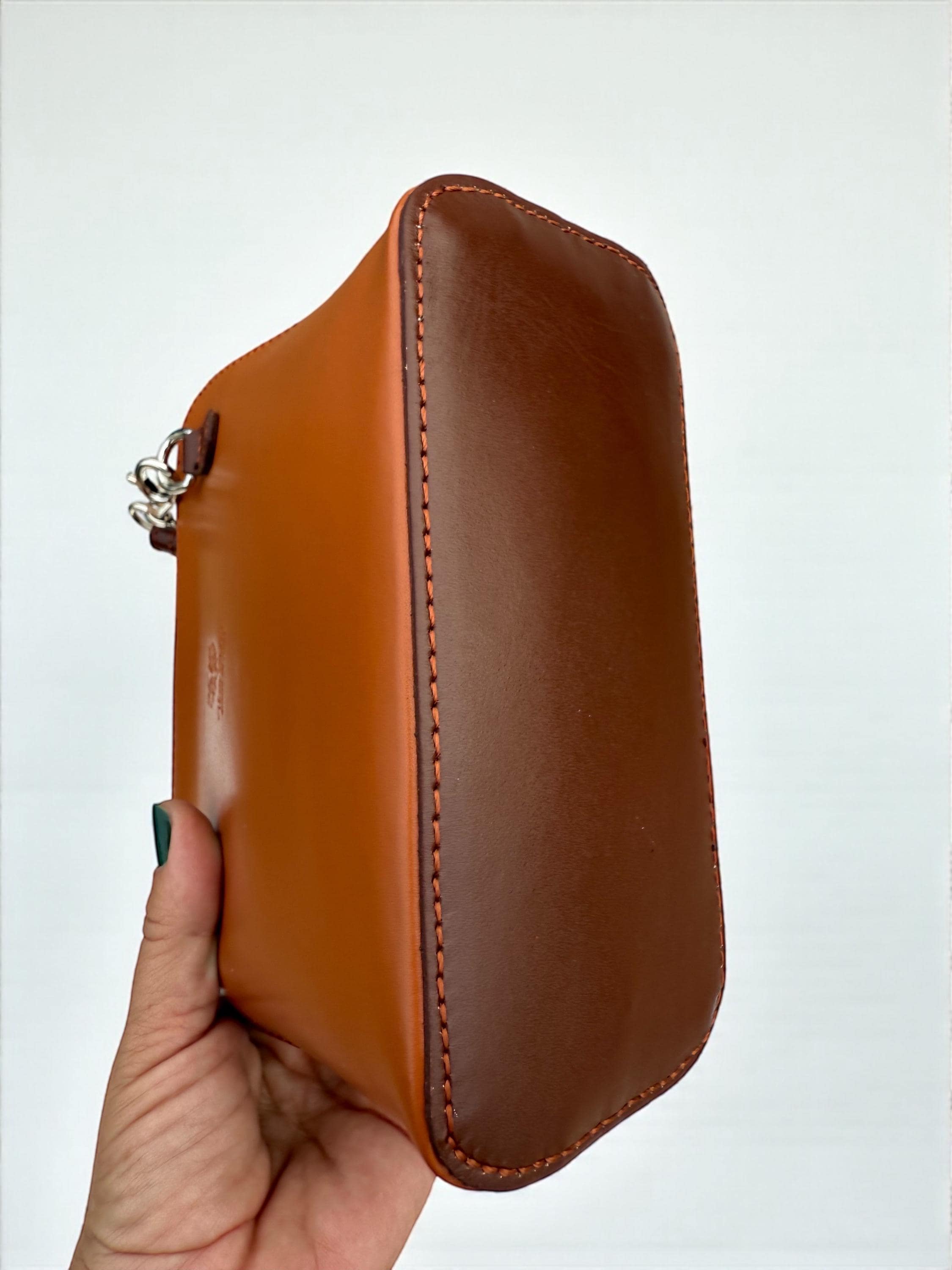 Camel & Brown  Structured Mini Bag