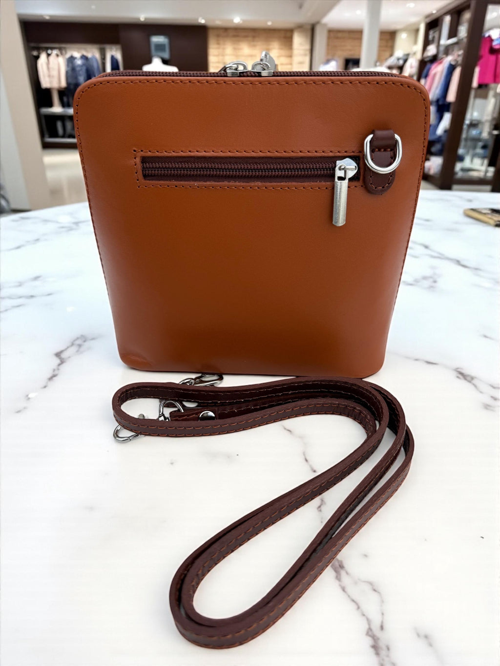 Camel & Brown  Structured Mini Bag