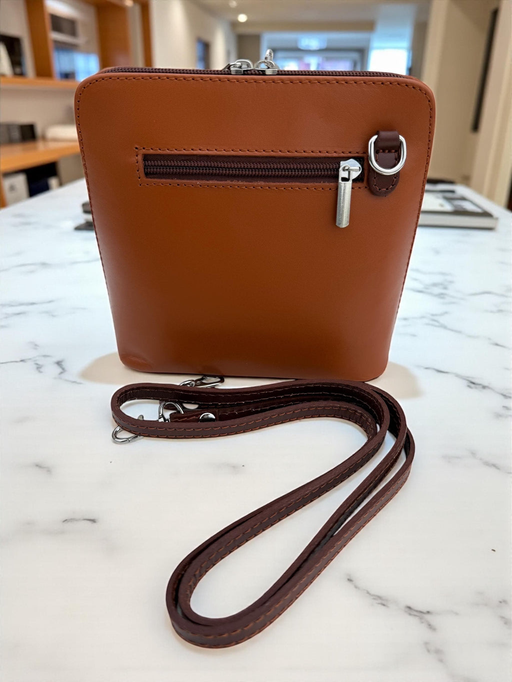Camel & Brown  Structured Mini Bag
