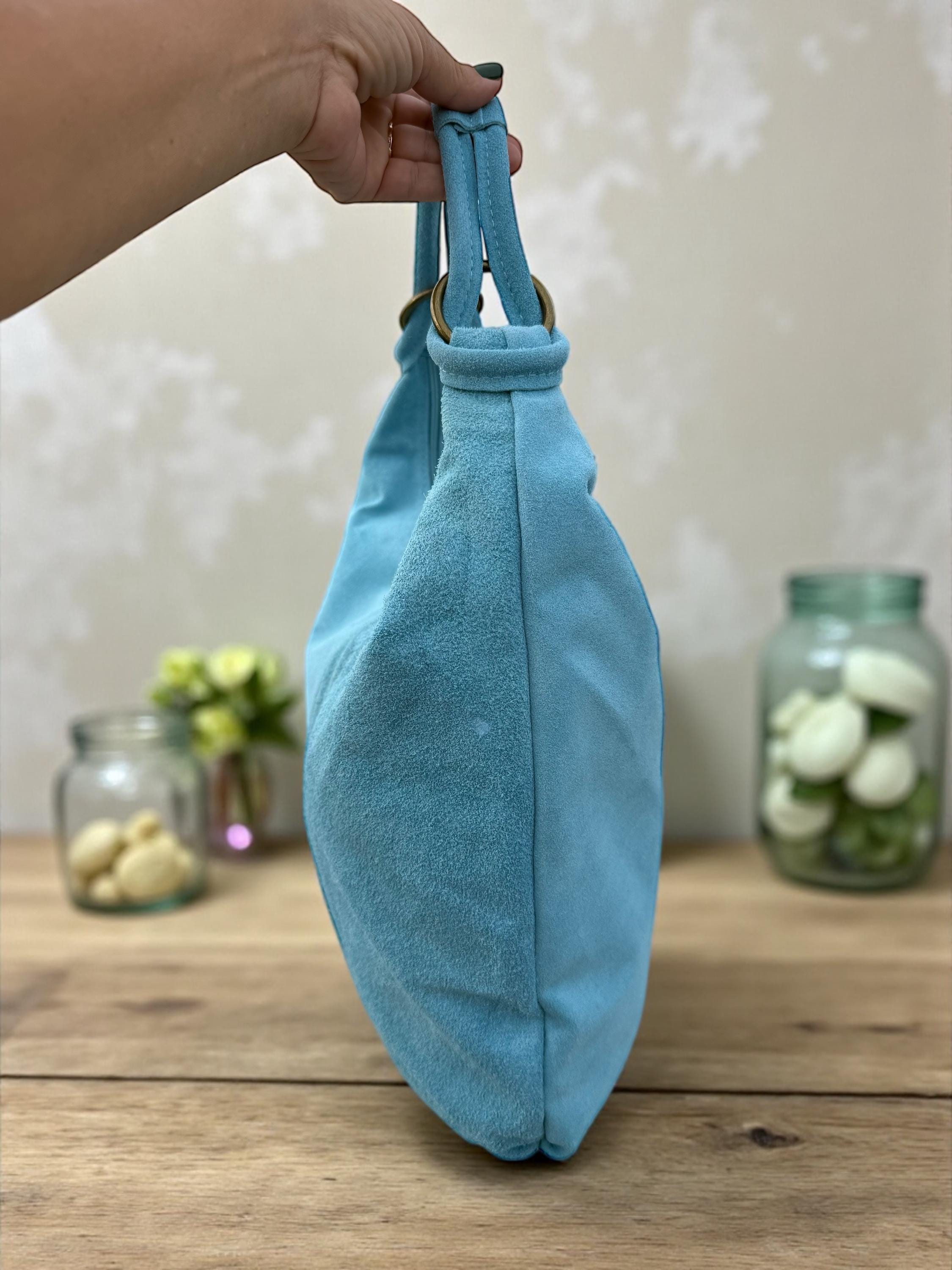 Large Suede hobo Bag