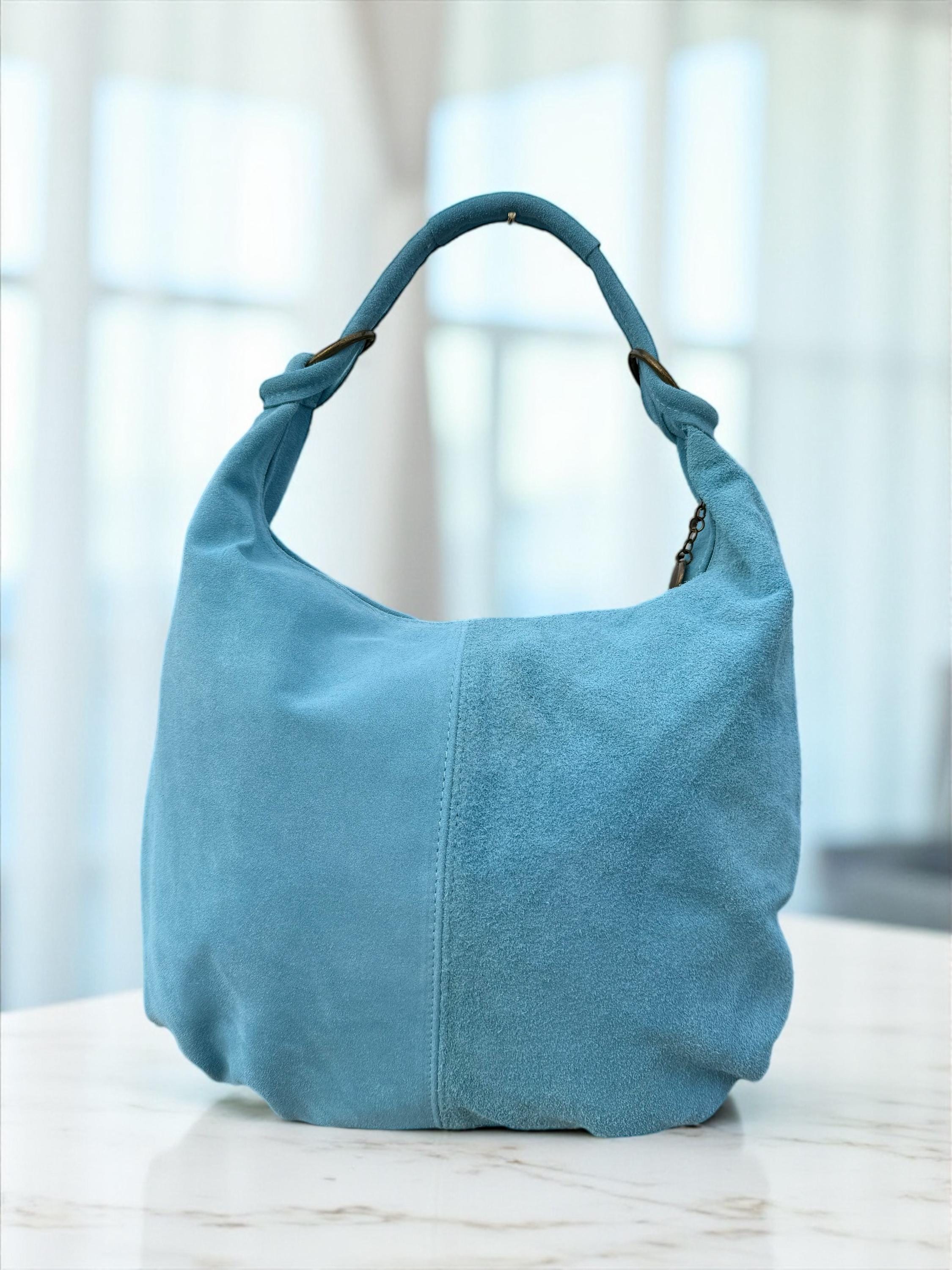 Large Suede hobo Bag