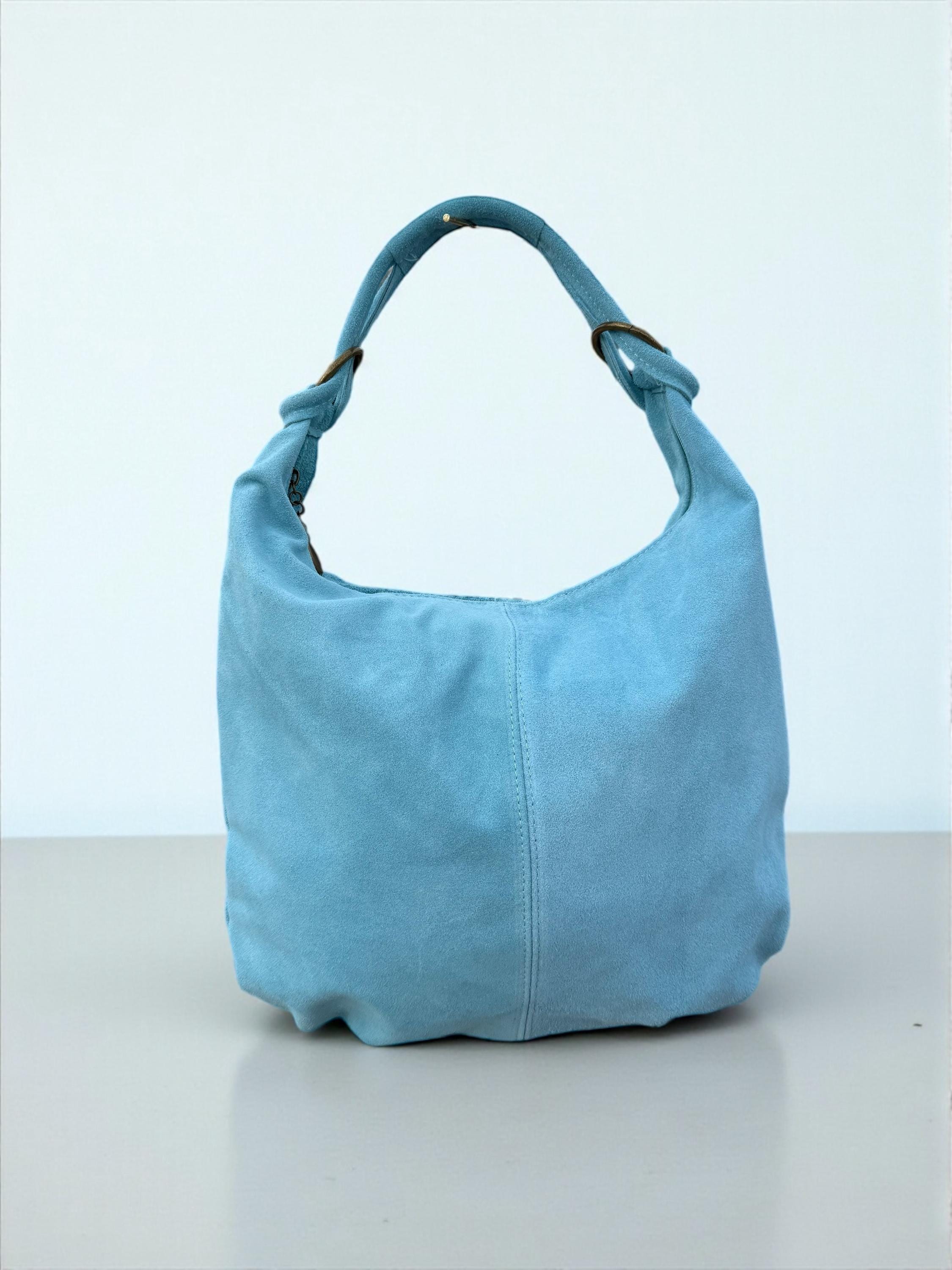Large Suede hobo Bag