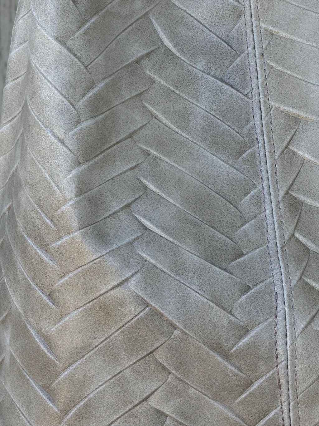 Chevron-Quilted Genuine Leather black hobo bag