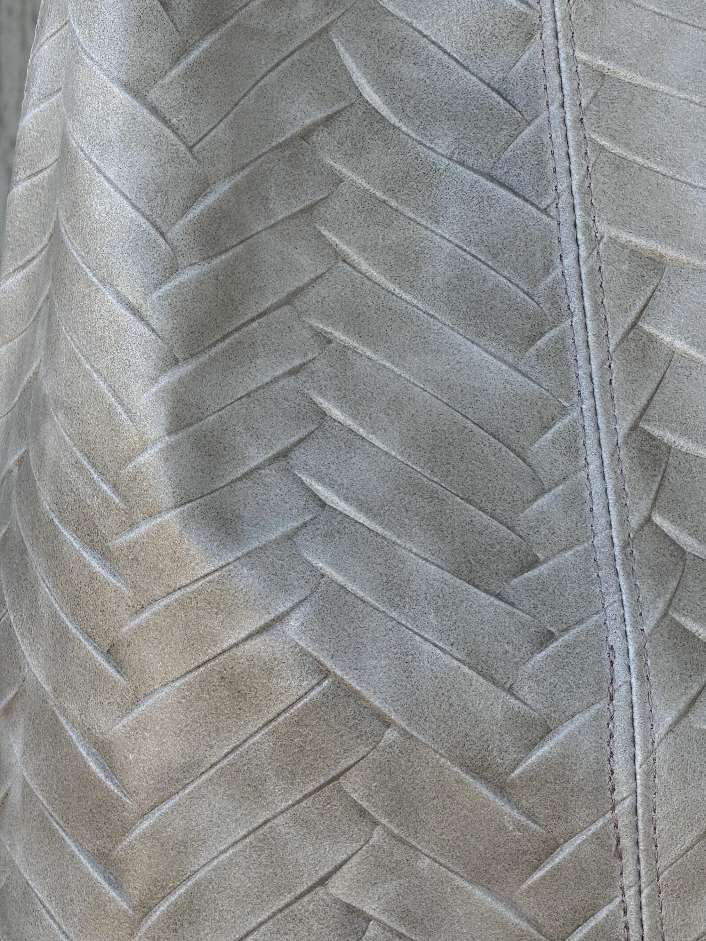 Chevron-Quilted Genuine Leather black hobo bag