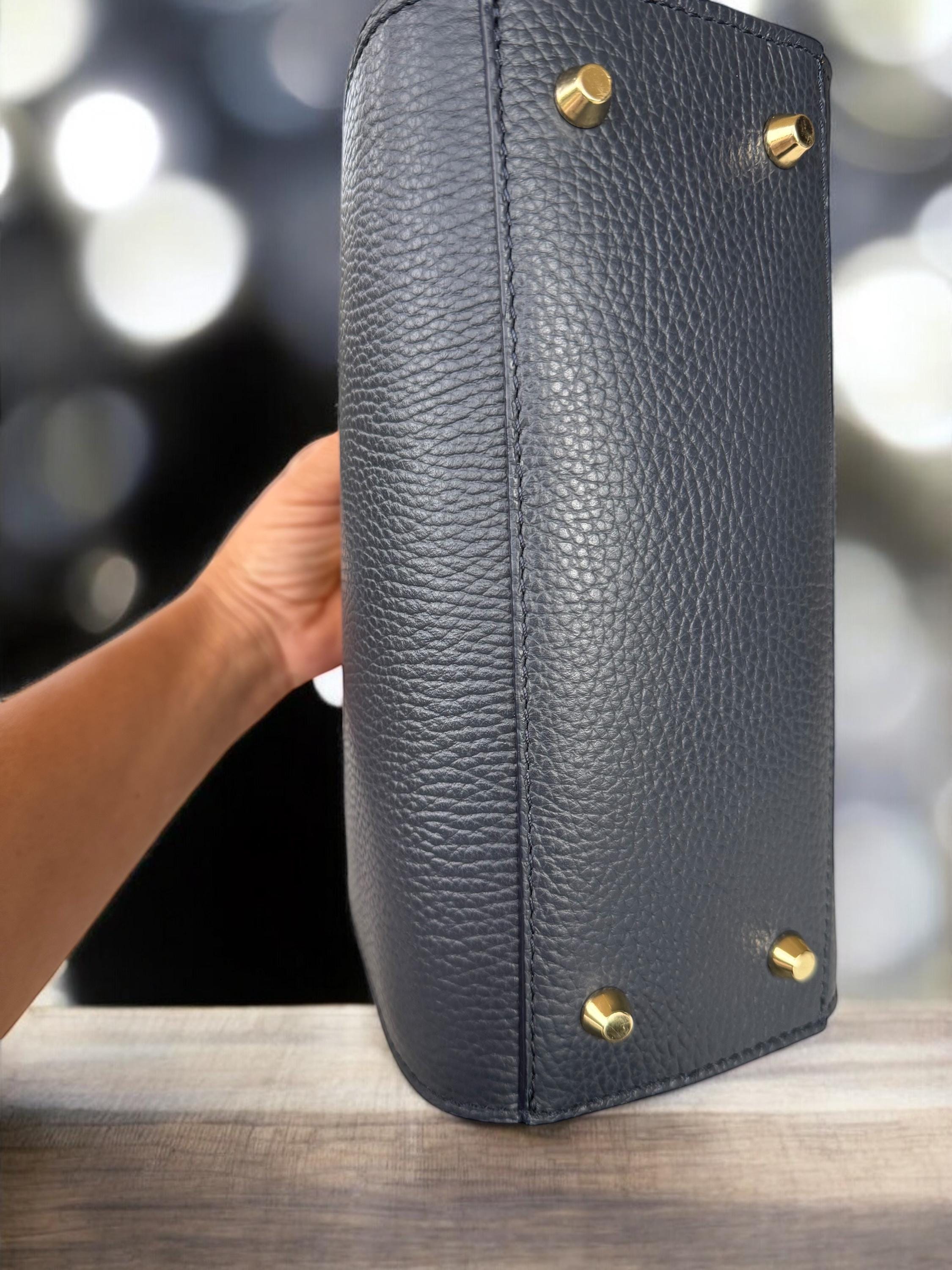 Pebble Leather Classic Toupe saddle handbag