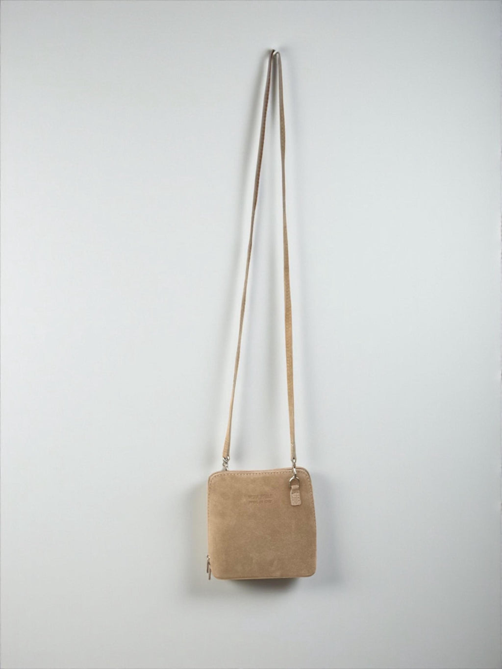 Taupe Suede Mini Bag
