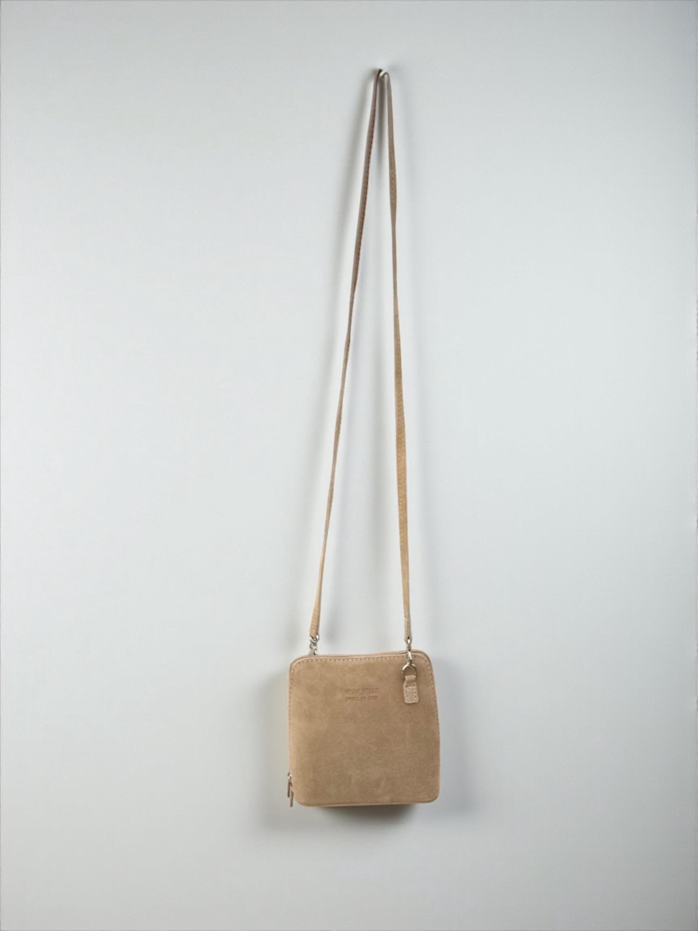 Taupe Suede Mini Bag