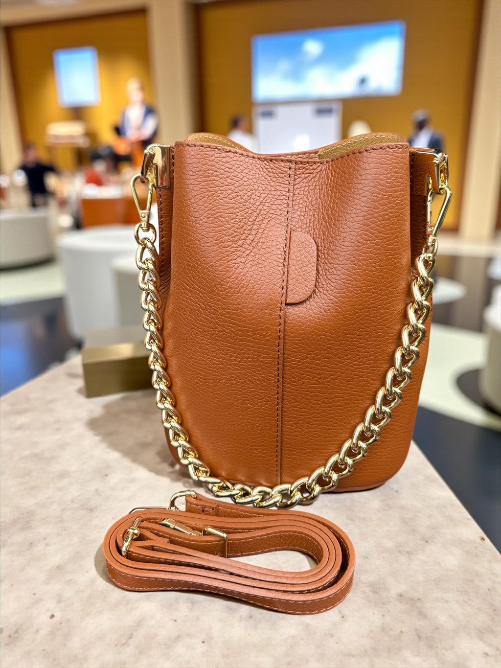 Italian bucket bag