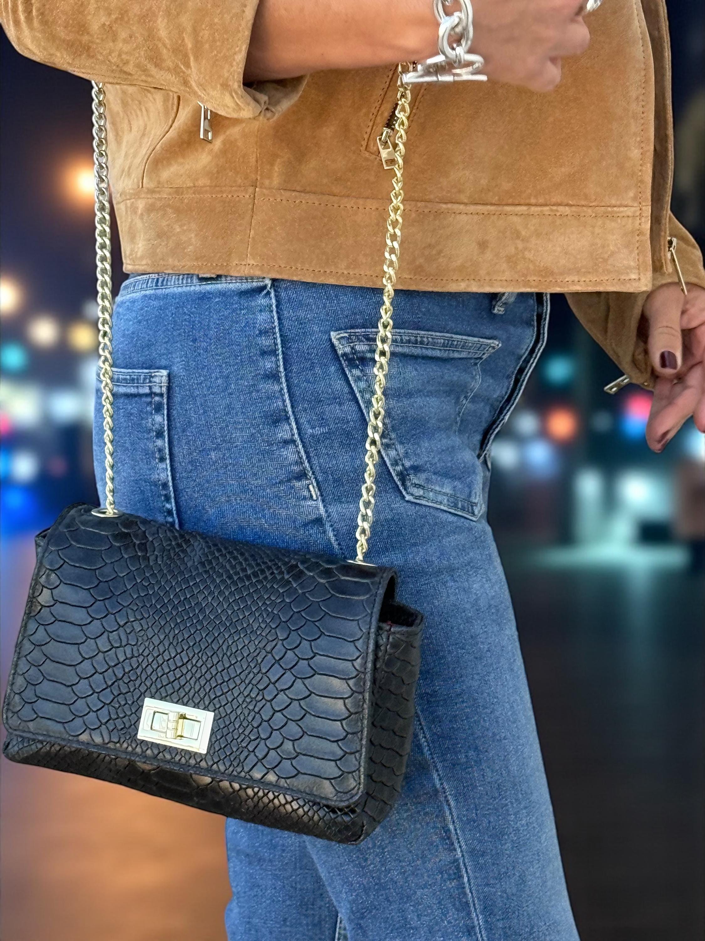 Classic Italian leather mini  bag Paloma Palomo