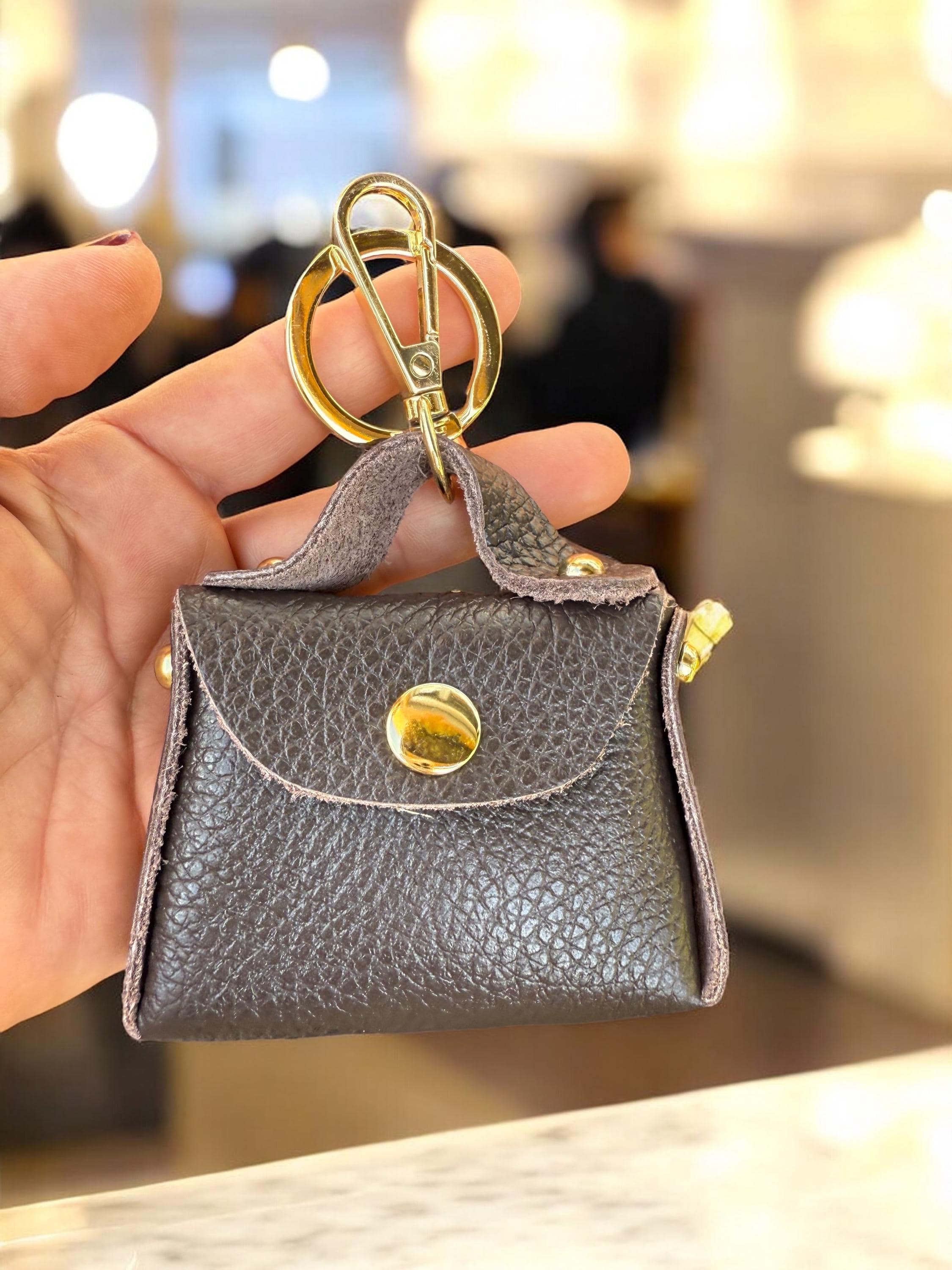 chocolate brown miniature bag